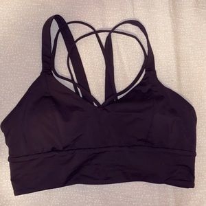 strappy lululemon sports bra